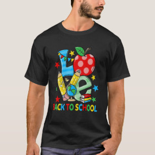 Love Apples Back To School Teacher T-Shirt