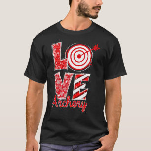 Love Archery Happy Valentine Day Archery Lover Out T-Shirt