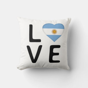 Love - Argentina Flag Cushion