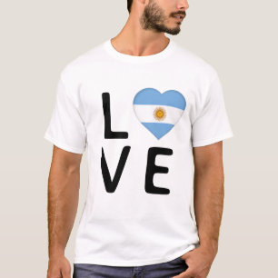 Love - Argentina Flag T-Shirt