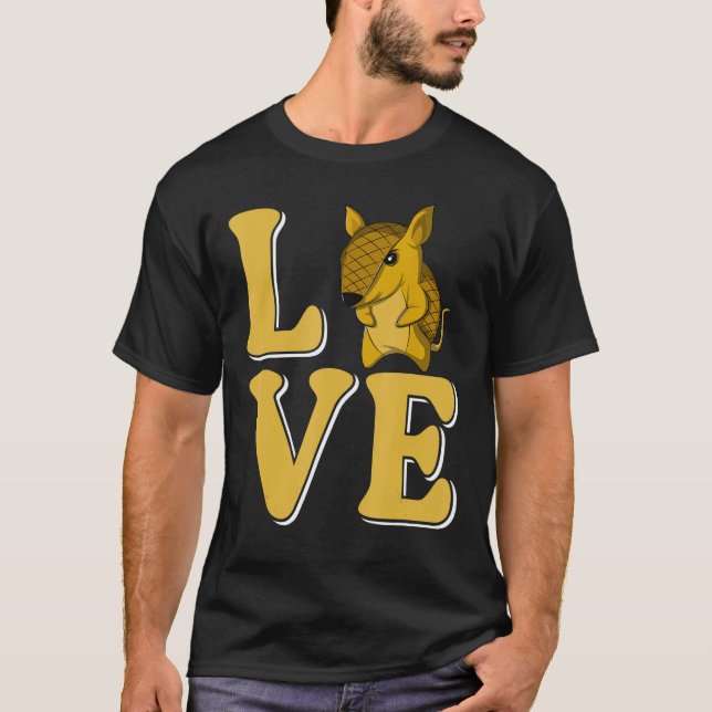 Love Armadillo T-Shirt (Front)