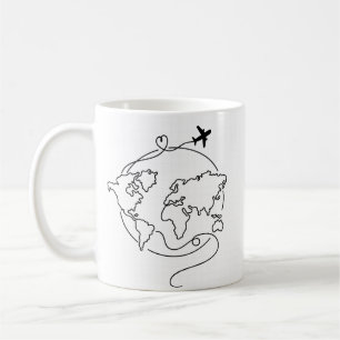 🌍 Love Around the World ✈️ Coffee Mug