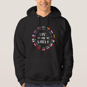 Love Around the World Languages  Hoodie