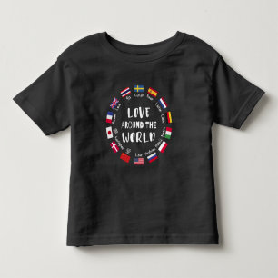 Love Around the World Languages  Toddler T-Shirt