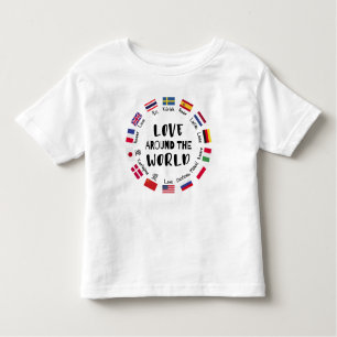 Love Around the World Languages  Toddler T-Shirt