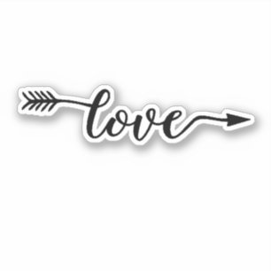 Love Arrow Sticker