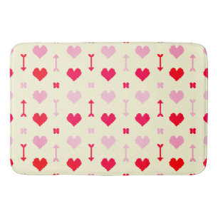 Love Arrows & Blossoms Bath Mat