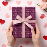 Love Arrows Wrapping Paper<br><div class="desc">Hearts and Arrows Pattern</div>