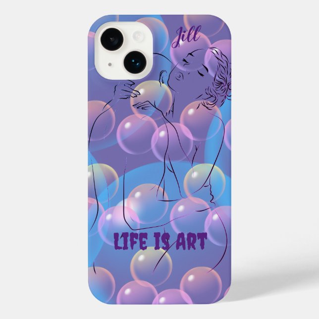 Love Art Happiness  iPhone Case (Back)