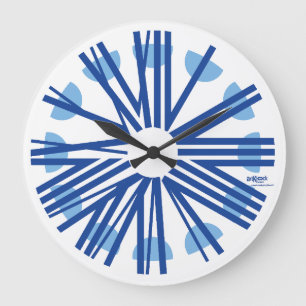LOVE ART KLOCK CLASSIC OVERLAPPING NUMBERS BY MASA LARGE CLOCK
