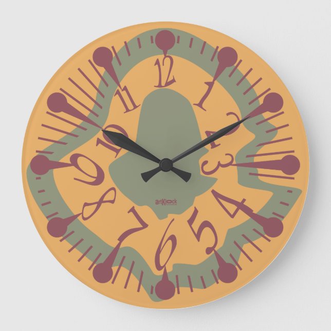 LOVE ART KLOCK DEFORMED DAKILIANO BY MASANSER LARGE CLOCK (Front)