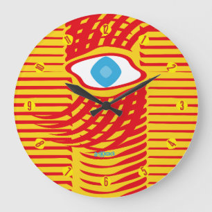 LOVE ART KLOCK (TIME IS ALL-SEEING) BY MASANSER LARGE CLOCK
