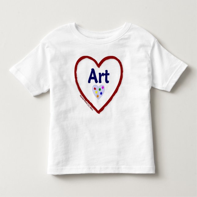Love Art Toddler T-Shirt (Front)