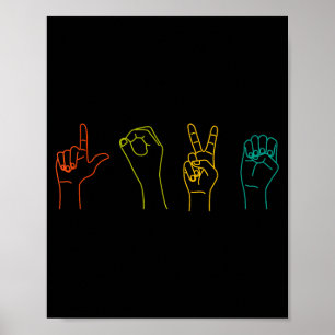 Love Asl Sign Language Alphabet Valentines Day Gif