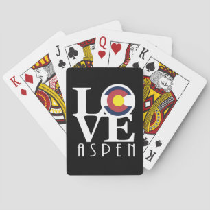 LOVE Aspen Colorado Playing Cards