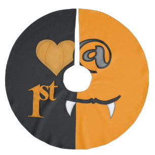 Love At First Bite Halloween Brushed Polyester Tree Skirt