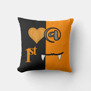 Love At First Bite Halloween Cushion