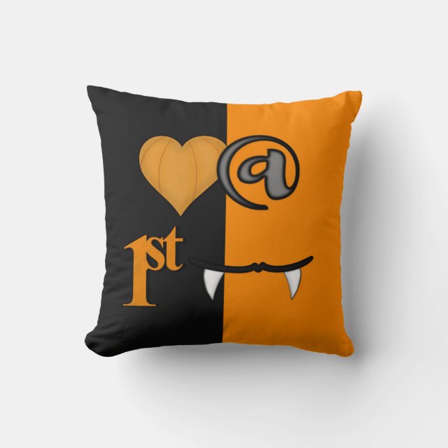 Love At First Bite Halloween Cushion (Front)