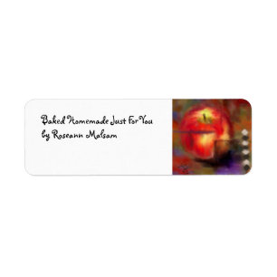 Love at First Bite Kitchen Label Return Address Label