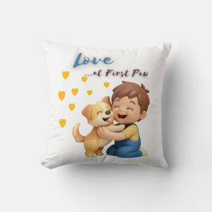 Love at First Paw Cushion