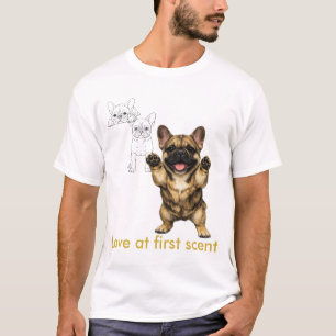 Love at First Scent – French Bulldog  T-Shirt