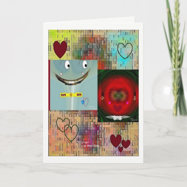 "Love at First Sight" 5 x 7 Blank Card (Front)