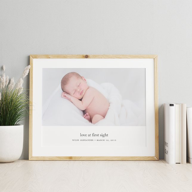 Love at First Sight Baby Photo Poster (Creator Uploaded)