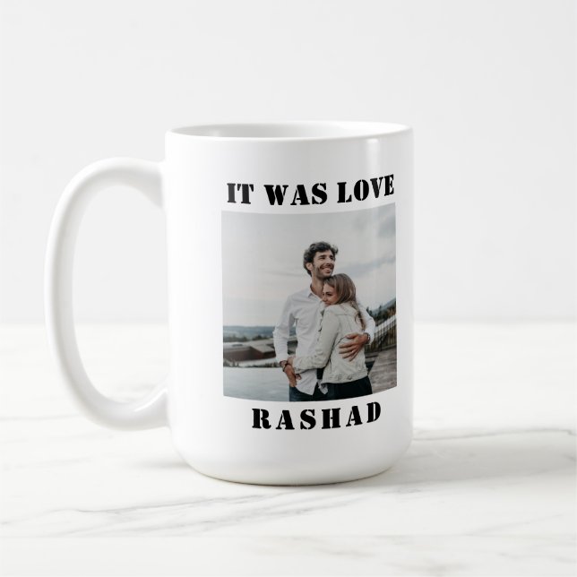 Love at first sight couple coffee mug  (Left)