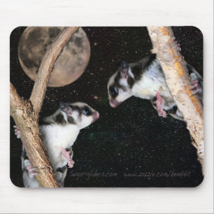 Love at First Sight - cutest sugar glider series Mouse Pad