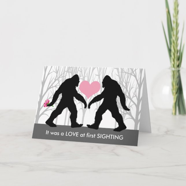 Love at First Sighting Holiday Card (Front)