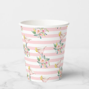 Love at First Sip Bright Cocktail Bridal Shower Paper Cups