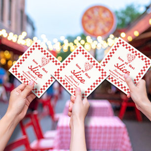 Love at first slice Last Slice Pizza Bachelorette Napkin