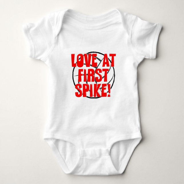 Love at First Spike! Baby Bodysuit (Front)