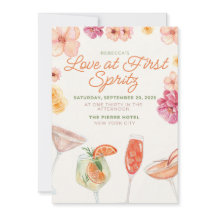 Love at First Spritz Bridal Shower Invitation