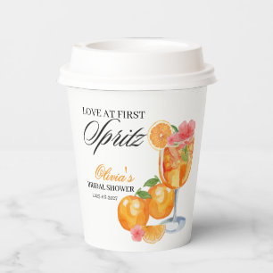 Love at First Spritz Bridal Shower Paper Cups