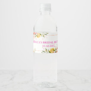 Love at First Spritz Bridal Shower Water Bottle Label