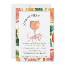Love at First Spritz Invitation