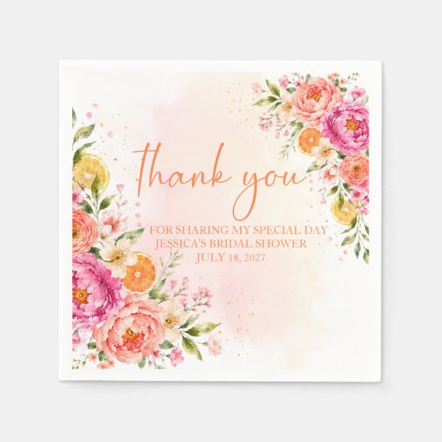 Love at First Spritz  Napkin (Front)
