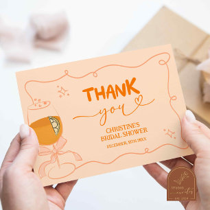 Love at First Spritz Thank You Card