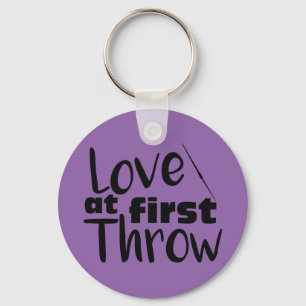 Love at First Throw, Javelin Throw Keychain