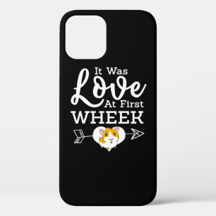 Love At First Wheak Guinea Pig Cavy Roddent iPhone 12 Pro Case