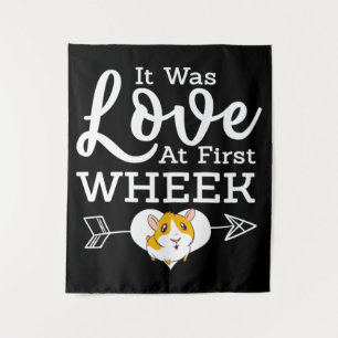 Love At First Wheak Guinea Pig Cavy Roddent Tapestry