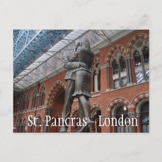 Love at St. Pancras - London Postcard (Front)
