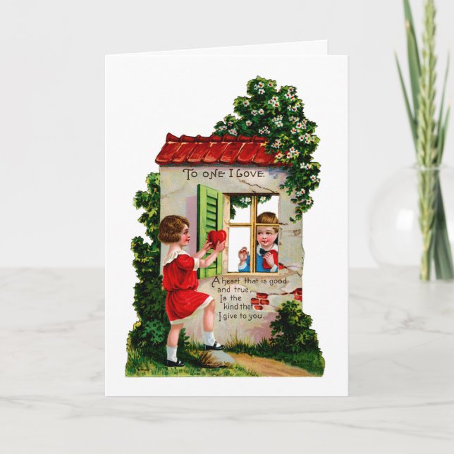 Love at tha Window Holiday Card (Front)