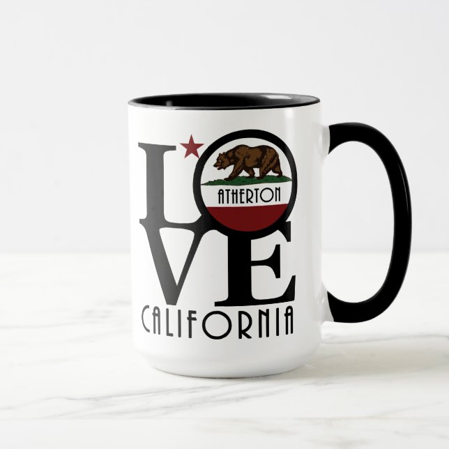 LOVE Atherton California 15oz Mug (Right)
