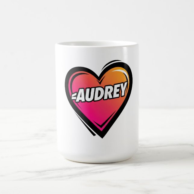 Love Audrey Coffee Mug (Center)