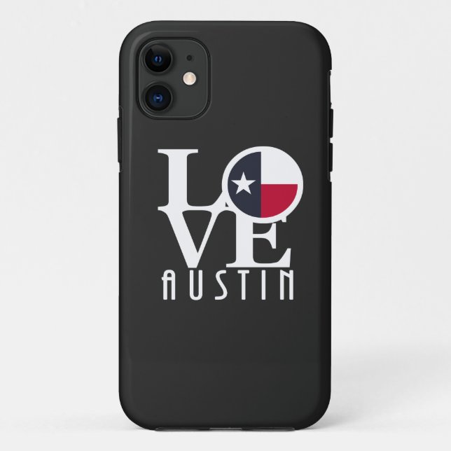 LOVE Austin Texas Case-Mate iPhone Case (Back)