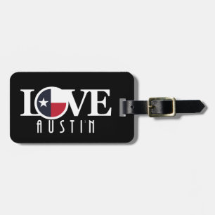 LOVE Austin Texas Luggage Tag