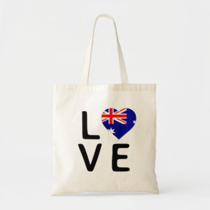 Love - Australia Flag Tote Bag
