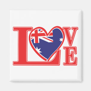 Love-Australia Magnet